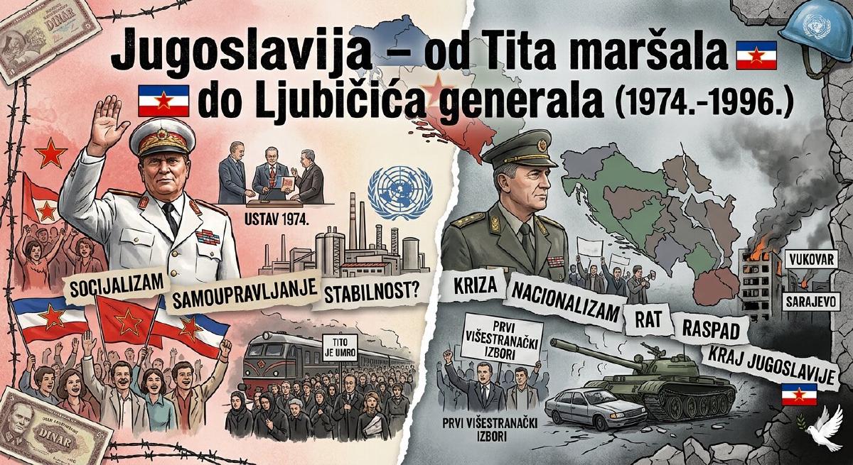 Jugoslavija - od Tita maršala do Ljubičića generala (1974.-1996.)